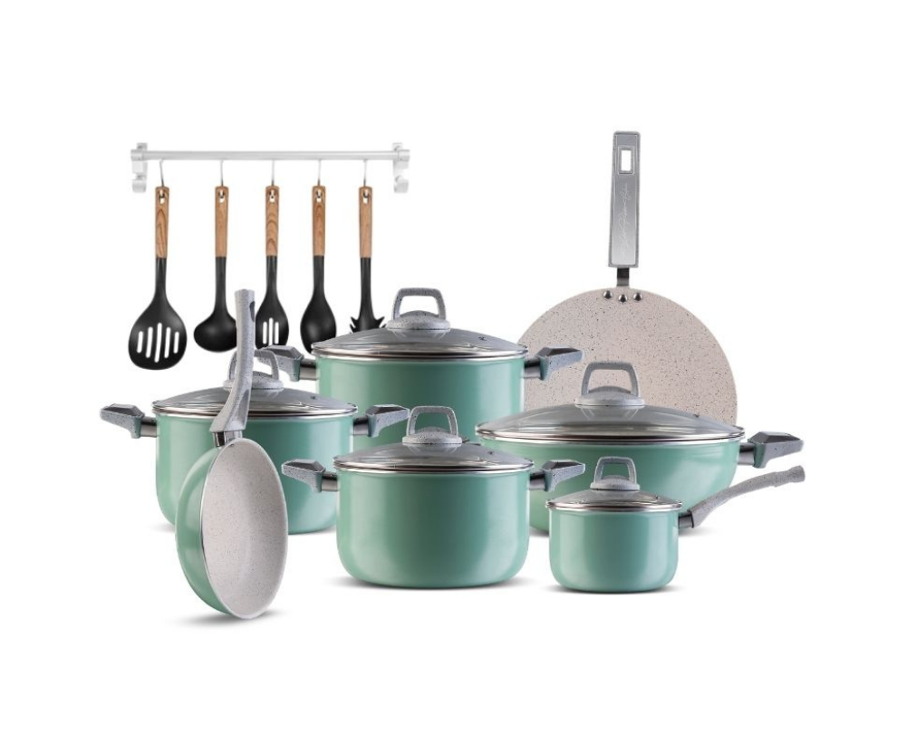 7 OllaBox Marble Jumbo Kitchen-19 Pieces - Image 1