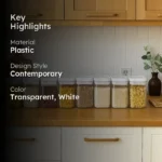 OllaBox Pantry Elegance Storage Jar Set - Image 2