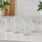 OllaBox Ribbed Juice Mug Set-6pcs - Image 3