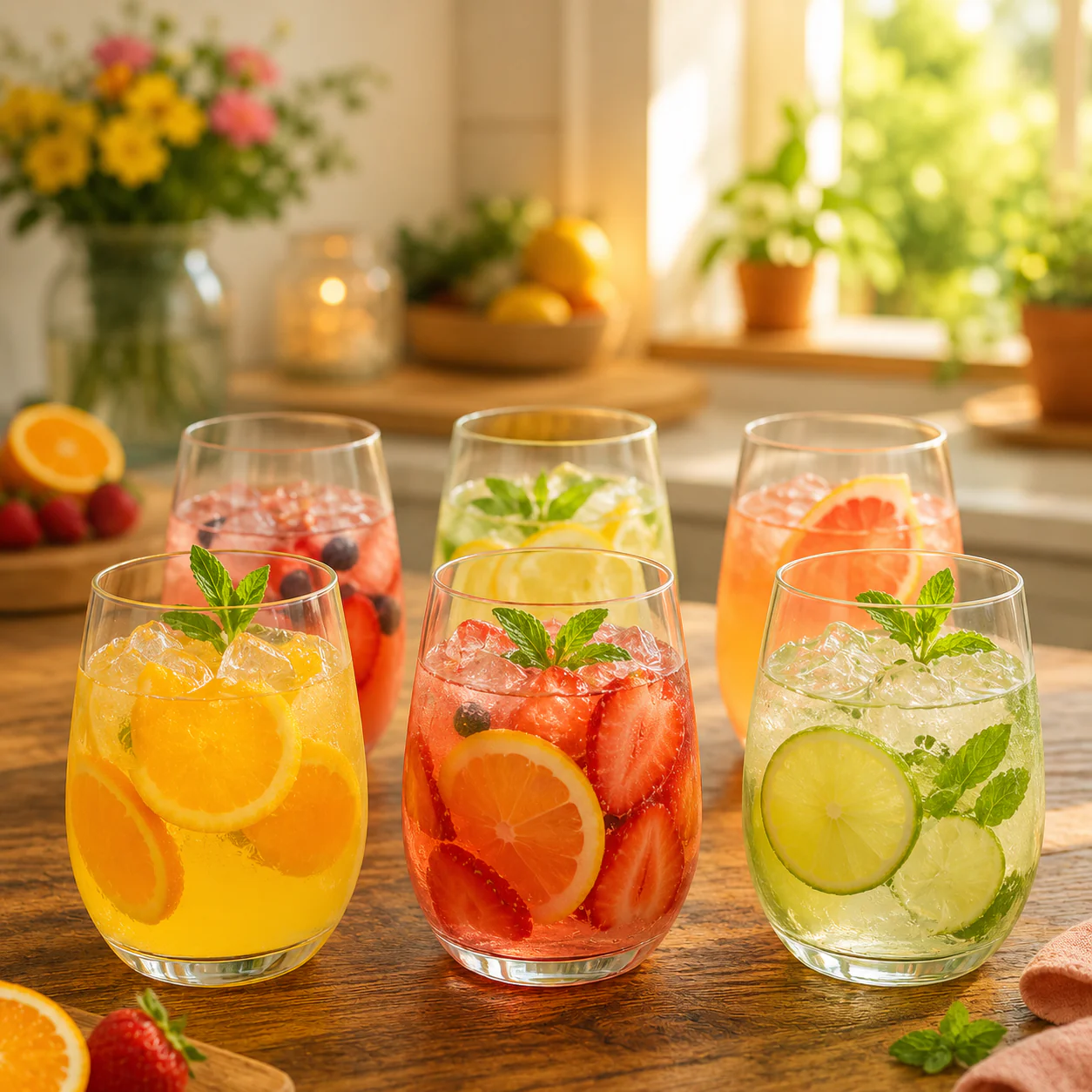 56403fdf-94b7-49bf-a5ed-0f40d2f5cfd2 OllaBox Clear Everyday Tumbler Set-6pcs - Image 1