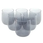 OllaBox Smoke Grey Stemless Drinkware Set - Image 2